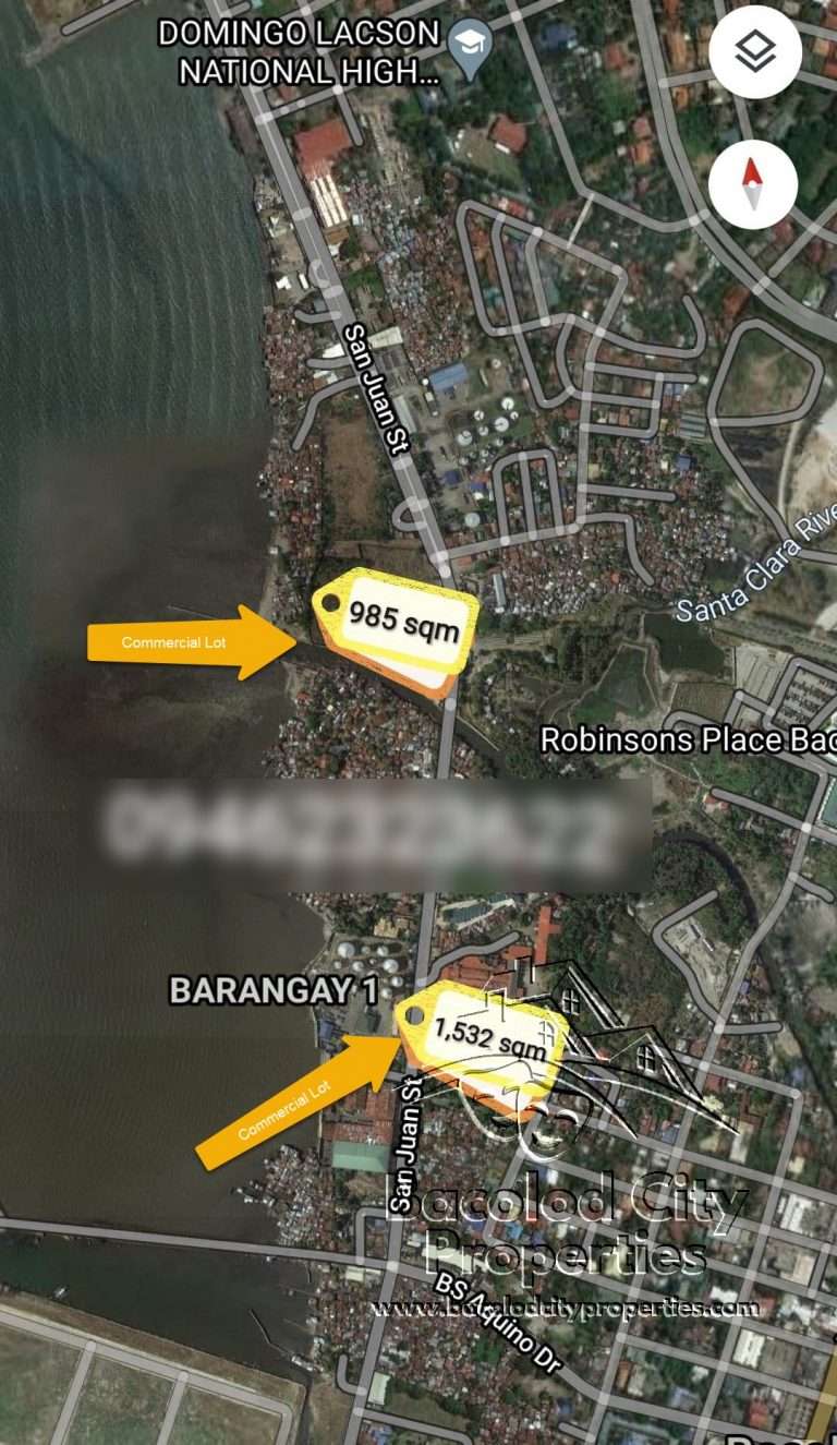 Commercial Lot San Juan St Bacolod