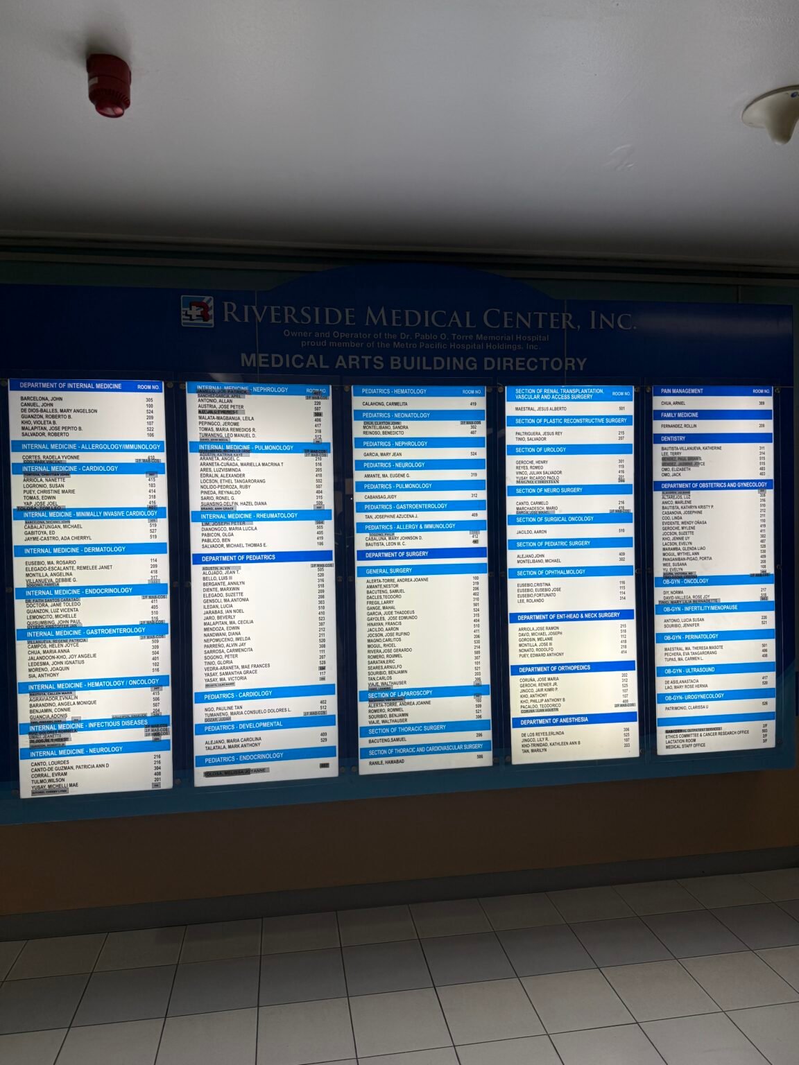 VLI Medical Plaza List of Doctors & Appointment Contact Numbers ...