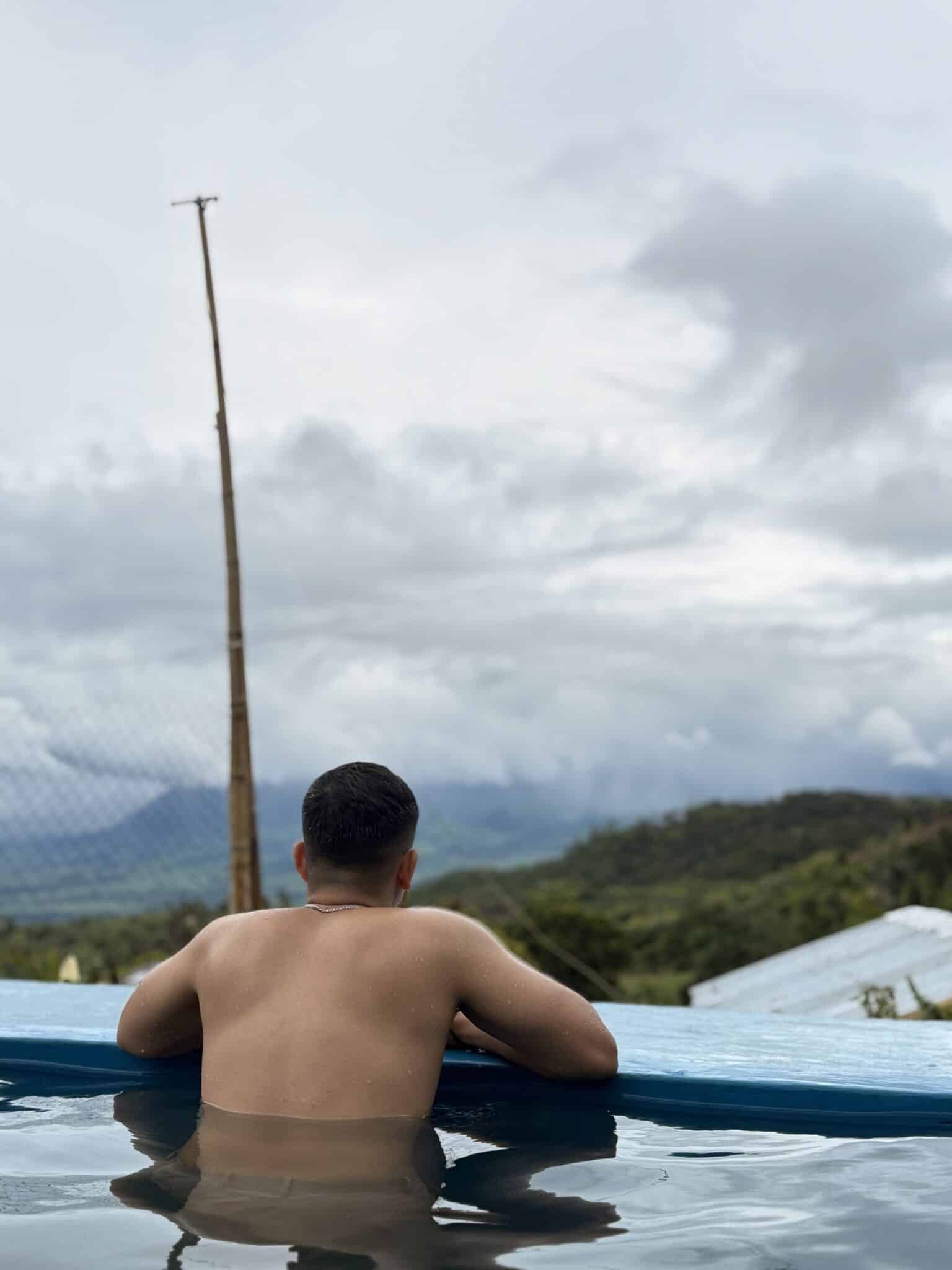 Campsite with Pool view in Negros